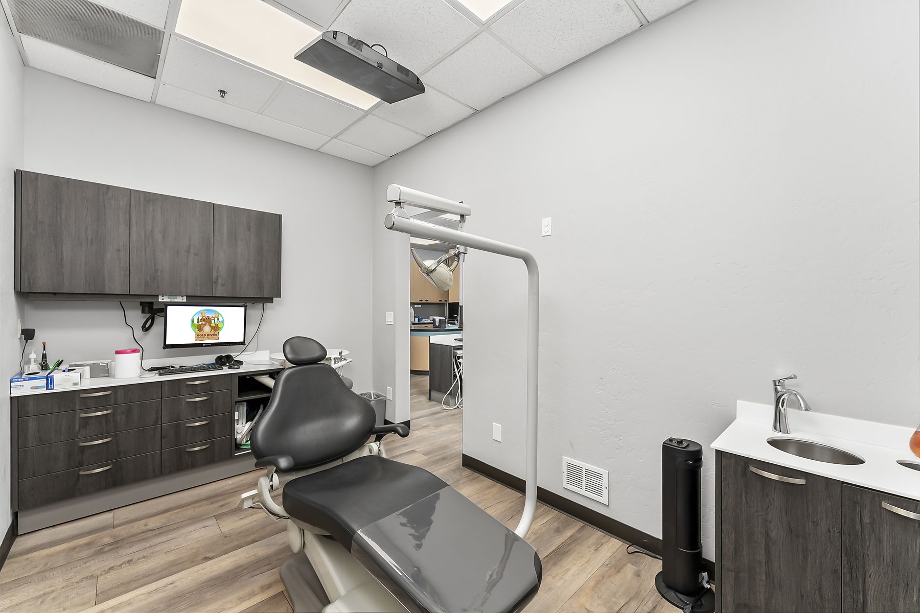 Private treatment room used for longer and quieter appointments